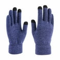 thumbnail image 2 of Women's Knitted Gloves,Winter Plush Gloves,Soft,Warm,Windproof,Touch Screen Gloves,Elastic Cuffs,Snow Gloves,Students Gloves 2 Pairs, 2 of 5