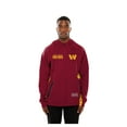 thumbnail image 4 of Men's New Era  Burgundy Washington Commanders Combine Authentic Raglan Scuba Full-Zip Hoodie, 4 of 5