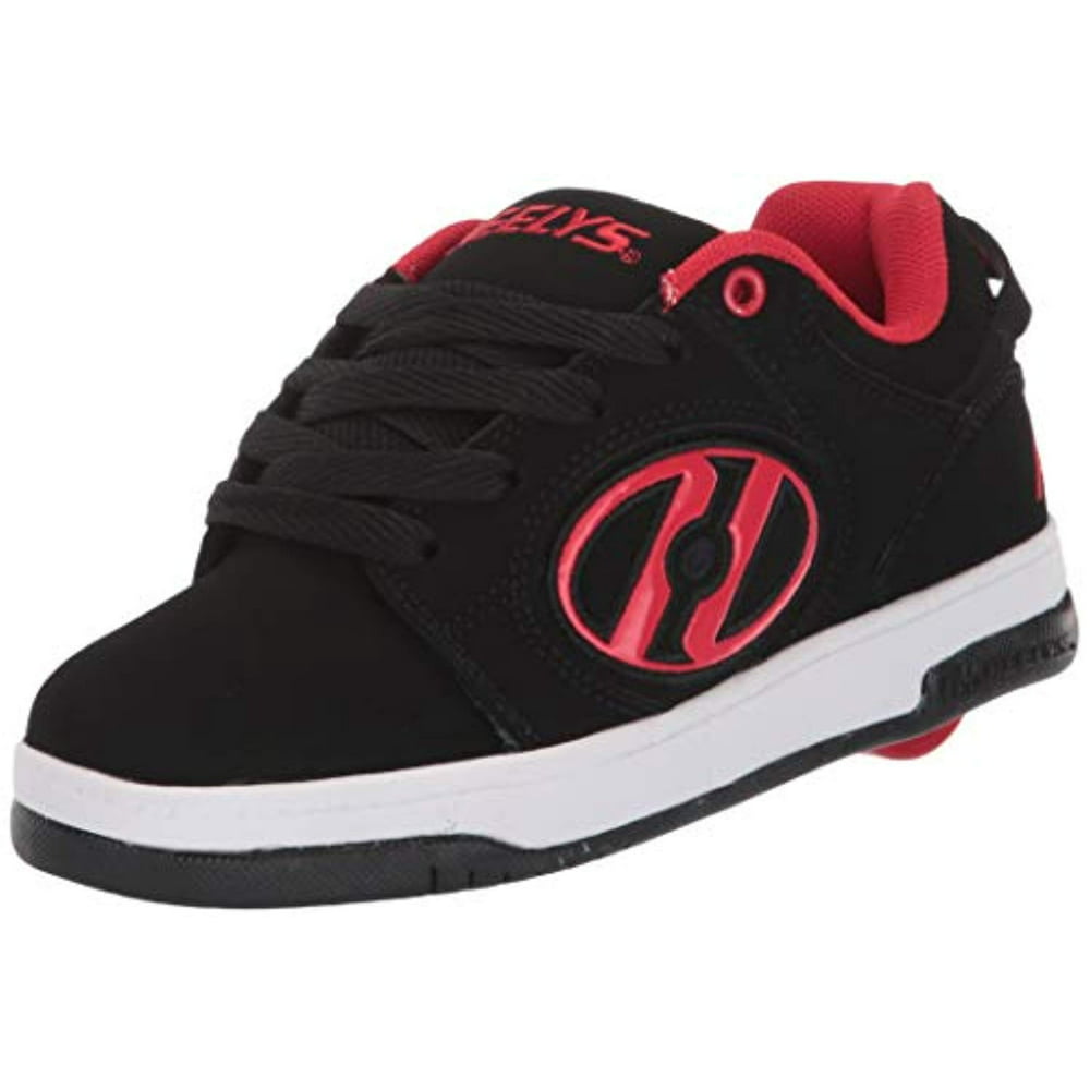 Heelys - Heelys Boys' Voyager Tennis Shoe Black/Red 4 M US Big Kid ...