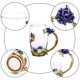 thumbnail image 3 of Juego de tazas de vidrio Goodking [paquete de 2], taza de café esmaltada de 12 oz con asa, tazas de té de mariposa y rosa para mujer, mamá, abuela, amiga, esposa, Navidad WD.WDQZL Hogar, 3 of 6