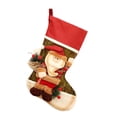 thumbnail image 1 of Cateissary Medias de Navidad Embalaje de regalo Dulces Frutas Colgante Lino Árbol de Navidad Divertido Muñeco de nieve Exquisita Muñeca Kits de decoración para fiestas Papá Noel, 1 of 6