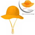 thumbnail image 2 of Boys Girls Adjustable Bucket Cartoon Caps Summer Baby Sun Hat Children UV UPF 50+ Protection Outdoor Hiking Fishing Hats, 2 of 8
