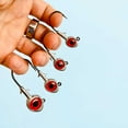 thumbnail image 3 of Charlie's Worms Red Eye Jig, 1/16oz, 3/16oz,1/8oz, 3/8oz, 1/4oz, 1/2oz, 3/4oz Jig Head Lures (3pk), 3 of 4