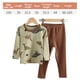 thumbnail image 2 of Trajes infantiles de cuello redondo para niños y niñas, pijamas infantiles cálidos para el invierno, 2 of 5