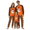 thumbnail image 6 of Zwiiyzr Novelty Family Christmas Pajamas Matching Sets Xmas Long Sleeve Shirts and Plaid Pants Santa Christmas Tree Jammies Sleepwear Parent-Child Outfit Wear Baby Red, 6 of 7
