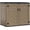 Brwon, variant on Storage Shed Weather Resistance, Multi-Purpose Outdoor Storage Cabinet for Backyards and Patios, Horizontal Storage Shed for Lawnmower, Patio Accessories (Brown, X Large - 48 cu.ft)