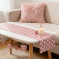 thumbnail image 5 of Honmine Valentine Sequin Heart Table Runner Heart Pattern Pink Table Runner Valentines Decoration for Wedding Anniversary Party Dining Table Decoration Supplies 12*71 in, 5 of 7