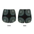 thumbnail image 3 of Disketp Mandala Women's Shorts Workout Shorts for Athletic Gym Running Shorts with Phone Pockets-Medium, 3 of 7