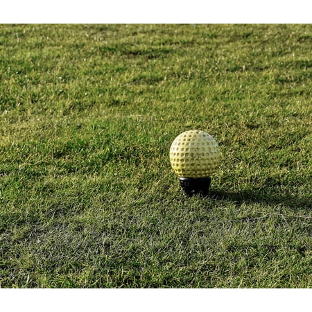 - LAMINATED POSTER Tee Tee Marker Course Game Golf Green Yellow Poster Print 24 x 36