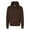 Chocolate Brown, variant on Mens Powerblend Hooded Sweatshirt