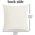 thumbnail image 4 of Funda de almohada navideña cuadrada para decoración del hogar, funda de almohada especial, funda de cojín para sofá, coche, 45 x 45 cm, 4 of 5