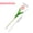 Wine Red, variant on Artificial Tulips Faux Flower Bouquet for Wedding Centerpiece Vase Home Table (13X2In, 2Pcs) Light Green