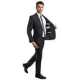 thumbnail image 5 of Azzuro 2-Piece Suit Set with Jacket and Dress Pants, Slim Fit, 5 of 6