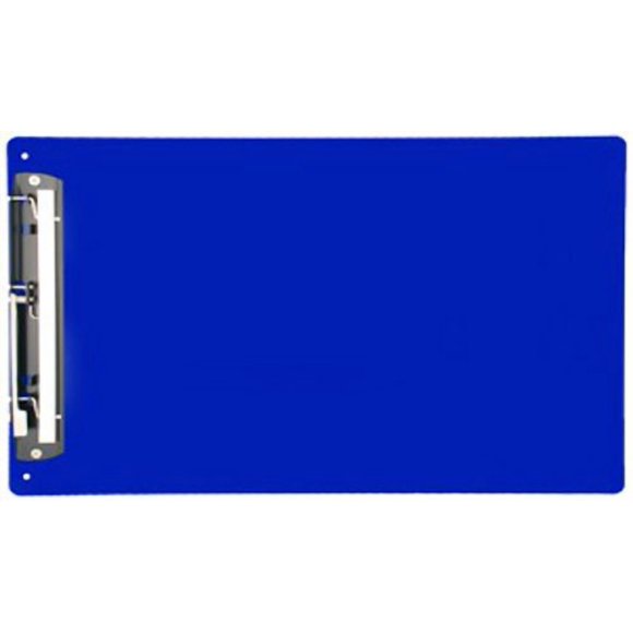 13x19 Clipboard Acrylic Panel Featuring an 11" Hinge Clip Blue