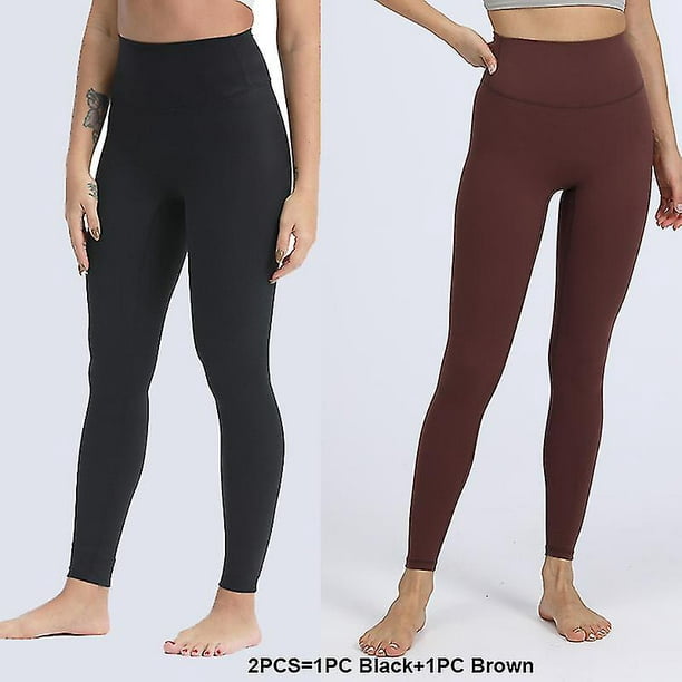 Womens Soft Yoga Leggings With Front Seam Buttery Soft Workout
