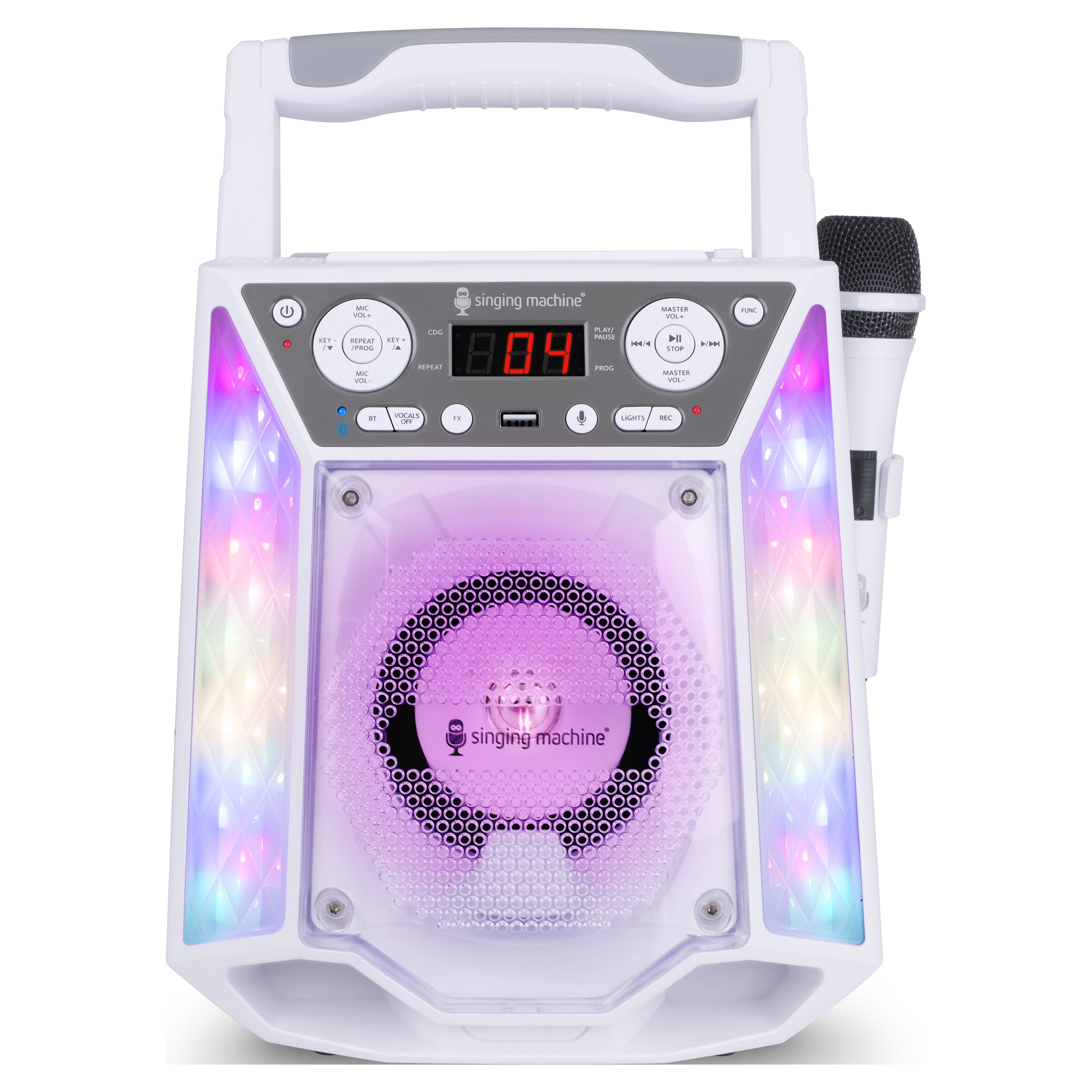 The Singing Machine Shine Voice SML2350 Karaoke Machine with Voice Assistant - image 2 of 7
