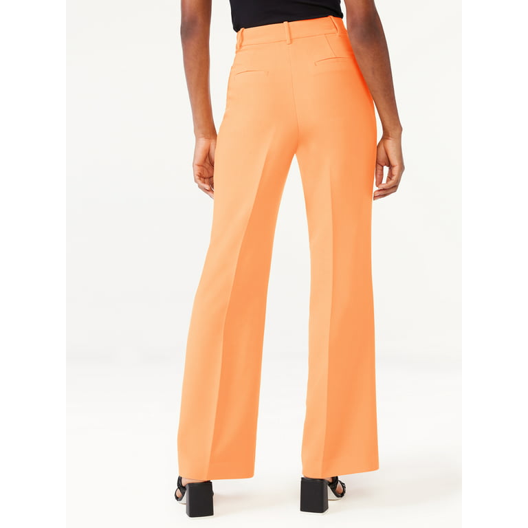 Derfor fiktion ligning Scoop Women's High Waisted Crease Front Trousers, Sizes XS-XXL - Walmart.com