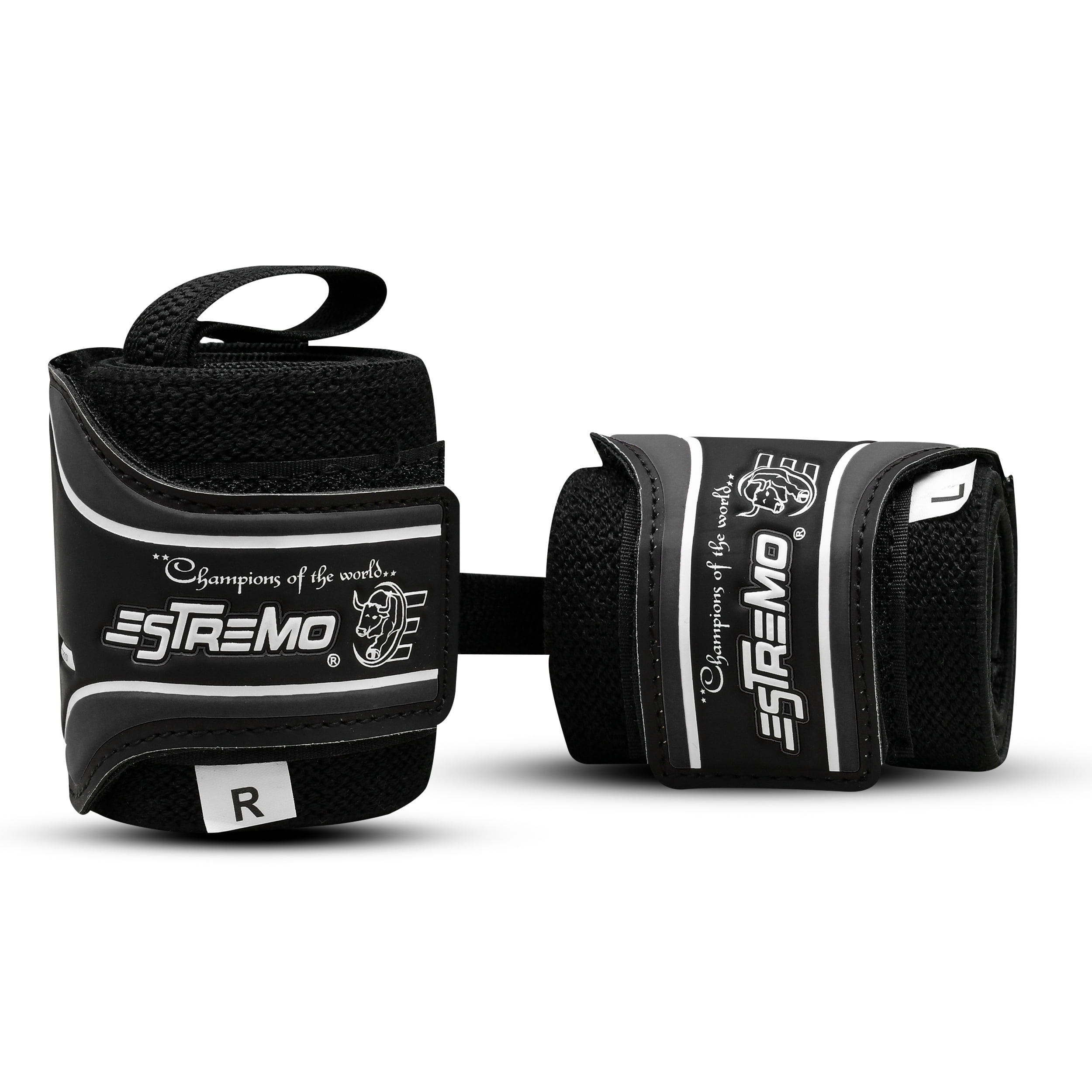 Estremo Fitness Weight Lifting Wrist Wraps for Wrist Support 1 Pair