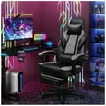 thumbnail image 5 of Open Box Meilocar Adjustable Gaming Chair w/Footrest, Massage Lumbar Support, 5 of 5