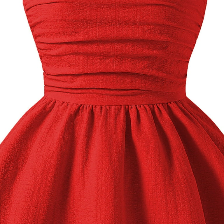 Ierhent Toddler Graduation Dress Girls Tutu Dress Ruffle Short Sleeve  Fluffy Summer Party Tulle Dress for Kids Red,9-10 Years - Walmart.com