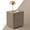Warm Brown, variant on Click365 Cove 2-Drawer Wood Nightstand with Rounded Edges and Gold Handles, Dark Brown