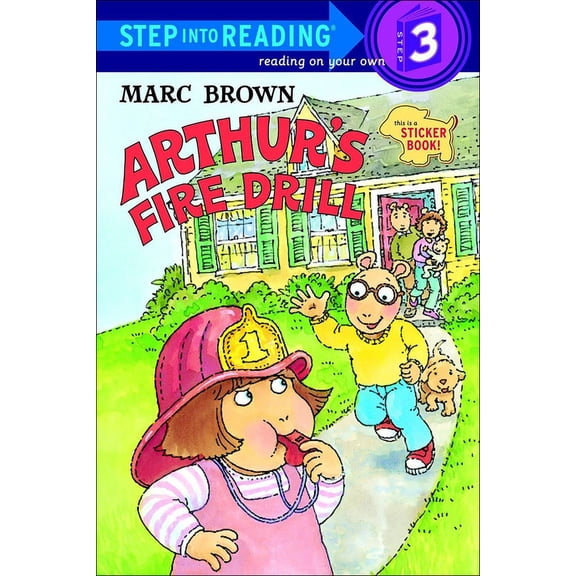 Step Into Reading Sticker Books (Pb) Arthur's Fire Drill, (Paperback)