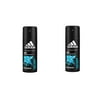 2 Pack of Adidas Ice Dive Deo Body Spray 4oz/150ml /each