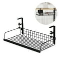 thumbnail image 5 of Storage Rack Under-Desk Cable Management Tray Hollow Design Easy to Install Adjustable Cable Management Rack, 5 of 8