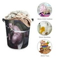 One Piece Laundry Basket Organizer, Collapsible Laundry Hamper Fabric