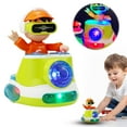 thumbnail image 2 of pdqouc Battery Powered Dancing Robot Toy for Kids, with Colorful Lights and Music, Automatically Avoids Obstacles for Fun Interactive Play, 2 of 8