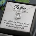 thumbnail image 3 of To My Sister A Sister is a Forever Necklace w Message Card, 3 of 8