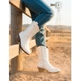 thumbnail image 3 of Bota Vaquera Infantil Wildcat® Larga Color Late Moda beige 21, 3 of 10