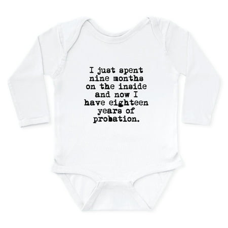 

CafePress - Nine Years On The Inside Body Suit - Long Sleeve Cotton Baby Bodysuit
