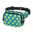 thumbnail image 2 of Disketp Ball Tennis Riñonera de Doble Capa, Bolsa de Cintura Ajustable para Viajes, Correr y Senderismo, Riñonera Ligera para Hombre y Mujer, 2 of 9