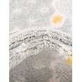 thumbnail image 4 of Unique Loom Whimsy Kids Collection Area Rug - Llama (2' 2" x 6' Runner Gray/Ivory) Perfect For Kids Bed Room/Nursery Room/Living Room/Class Room/Play Room, 4 of 5