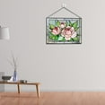 thumbnail image 4 of DOLITY Stained Hangings, Decorative Flower Stained Glass Window, Handcrafted Stained , Peony, 4 of 8