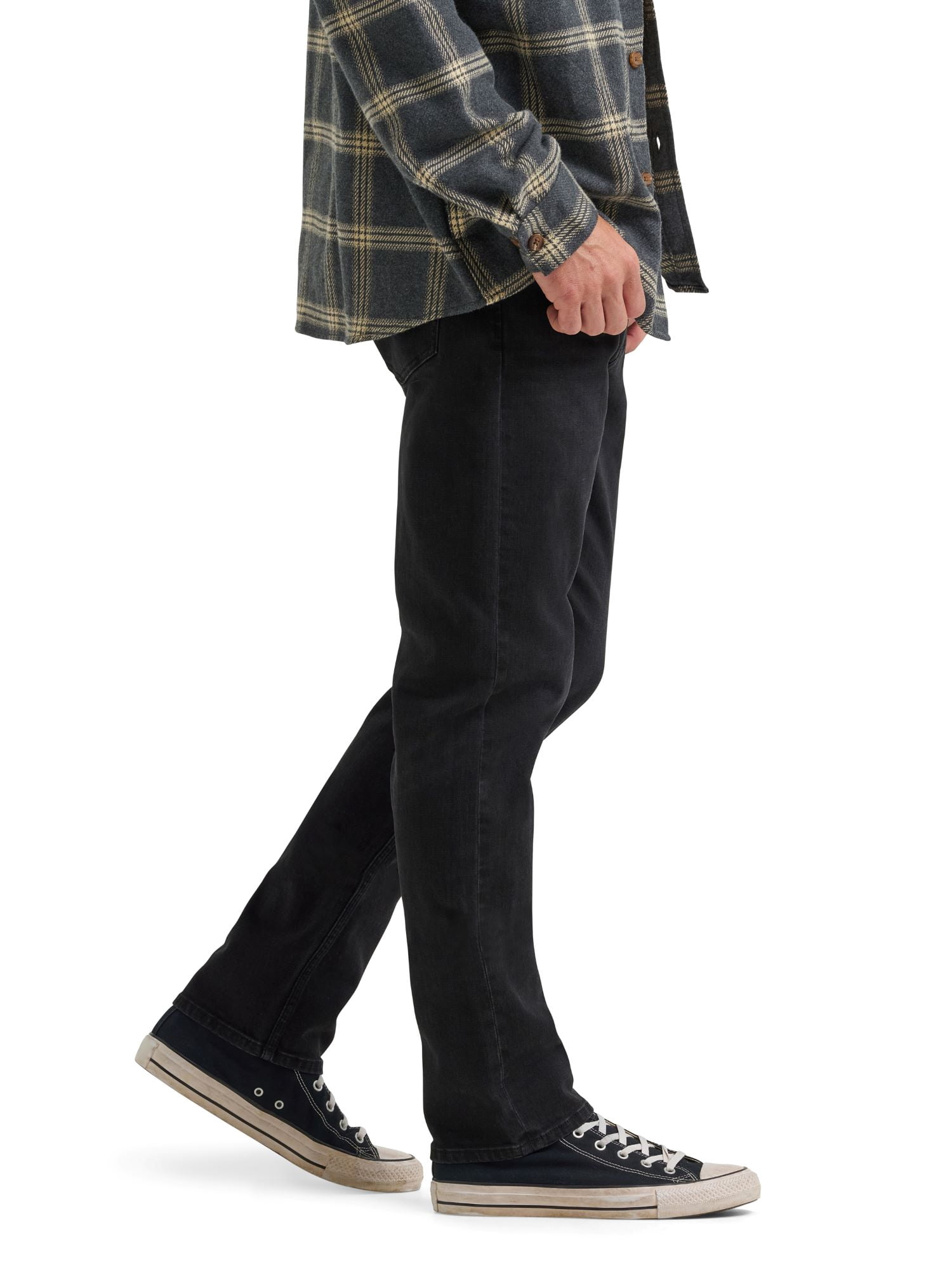 Wrangler® Men's All Day Flex Taper Fit Denim Jeans with Performance Waistband