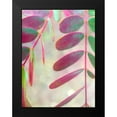 thumbnail image 2 of Grayscale 15x18 Black Modern Framed Museum Art Print Titled - Round Leaves I, 2 of 5
