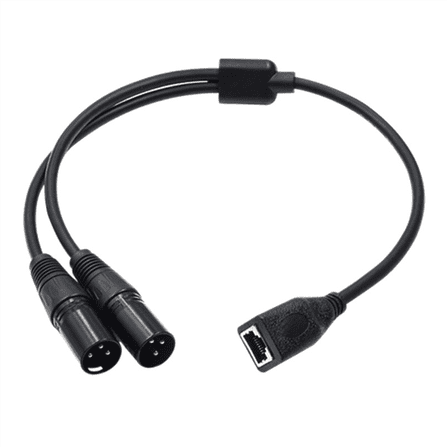 1 * XLR to RJ45 connector Cable-Black