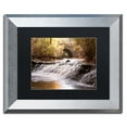 thumbnail image 2 of Trademark Fine Art "Avon Falls" Canvas Art by Jason Shaffer, Black Matte, Silver Frame, 2 of 4