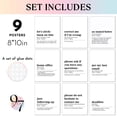 thumbnail image 3 of 97 Decor Funny 8x10 Office Quote Poster Set, 9 Pieces, 3 of 7