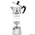 thumbnail image 5 of Bialetti Moka Express Stovetop Maker with Free Ground Coffee, 6-Cup & Coffee, Silver, 5 of 10
