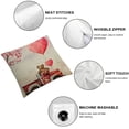thumbnail image 4 of SHANXI Decorative with Rose Flowers Throw Pillow Cases, 4 of 5