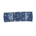 thumbnail image 1 of ZLight Bandeau de Sport Mode Nœud Papillon Réglable Multicolore Style Vintage Bandeau de Lavage du Visage Accessoires pour Femmes Bleu Foncé 1Ensemble, 1 of 5