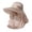 Khaki, variant on Womens Sun Hats Bamboo Leaf Subtle Pattern Full Face Wrapped Neck Protection Hat Wide Brim Breathable Outdoor Caps
