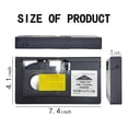 thumbnail image 2 of VHS-C Cassette Adapter Compatible with VHS-C SVHS Motorized Camcorders VHS Cassette Converter Not Compatible with 8mm / MiniDV / Hi8 with 4pcs Lens Clean Cloth, 2 of 6
