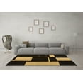 thumbnail image 3 of Ahgly Company Indoor Square Abstract Brown Contemporary Area Rugs, 3' Square, 3 of 4