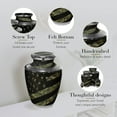 thumbnail image 3 of Digital Camouflage Flag Military Cremation Urns for Human Ashes Adult Urns for Cremation Ashes Urns for Adult Cremation Ashes Urns for Ashes Cremation Urns for Human Ashes Adult 200 Cubic Inches Large, 3 of 11