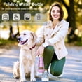thumbnail image 7 of Dog Water Bottle, 4 in 1 Portable Foldable Dog Water Dispenser with Food Storage and Dog Poop Bag Storage for Pets Outdoor Walking Hiking Travel, 7 of 7