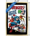 thumbnail image 3 of Marvel Comics - Avengers - Captain America - Comic Cover #4 Wall Poster, 22.375" x 34", Framed, 3 of 3